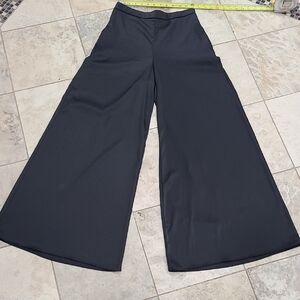 Caroline Constas Elegant Black Women's Wide Leg Pants